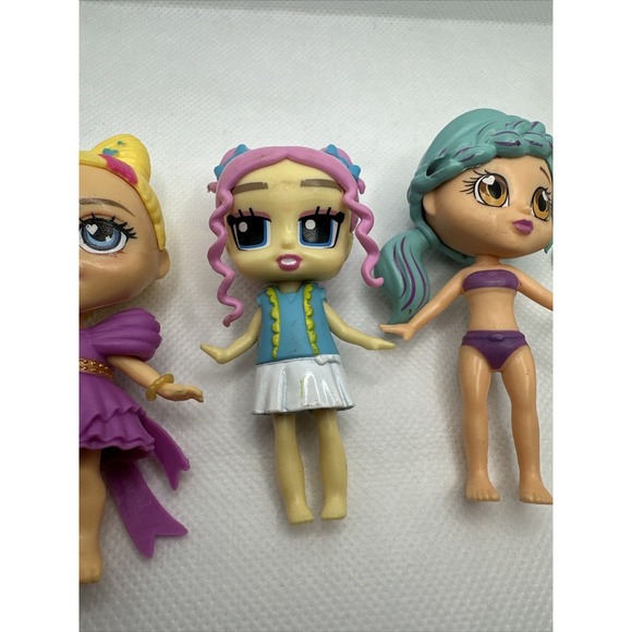 Figures Dolls Lot Shopkins Izzy Sparkle Boxy Girls Trinity Love Diana Ballerina - Picture 14 of 14
